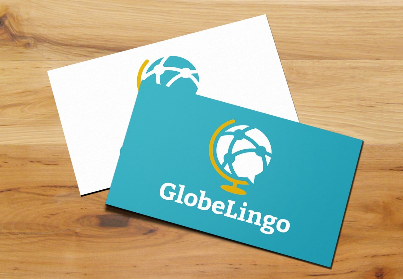 GlobeLingo Cards, designed by Query Creative in the Hudson Valley
