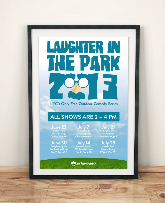 Laughter in the Park Poster 2013