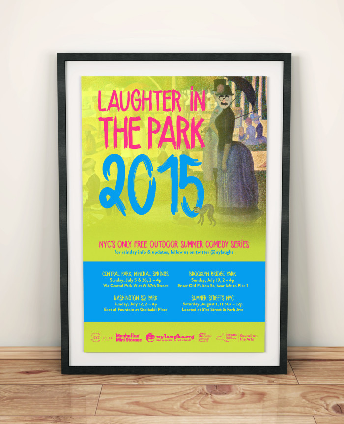 Laughter in the Park Poster 2015