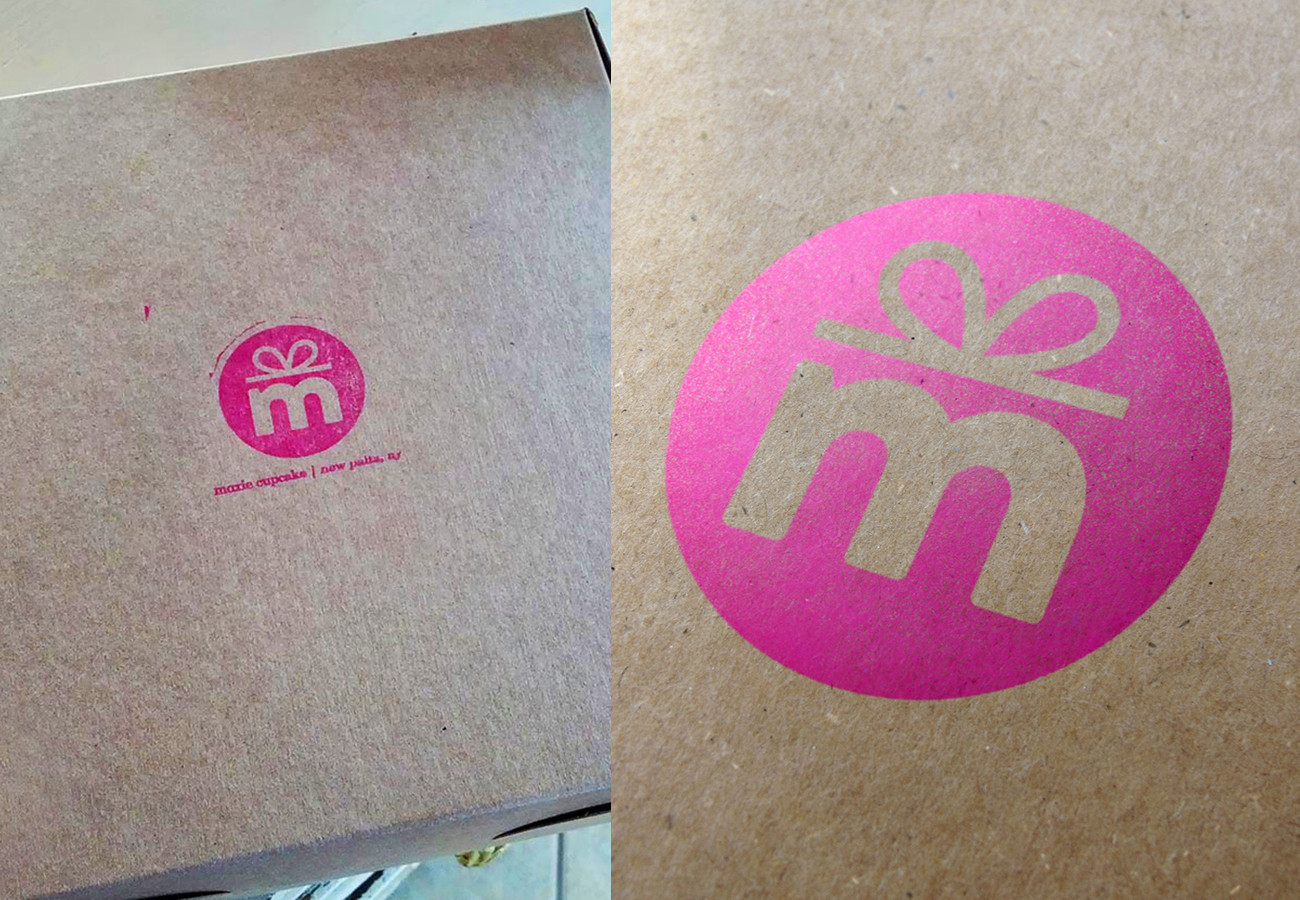 Moxie Cupcake Box, designed by Query Creative in the Hudson Valley