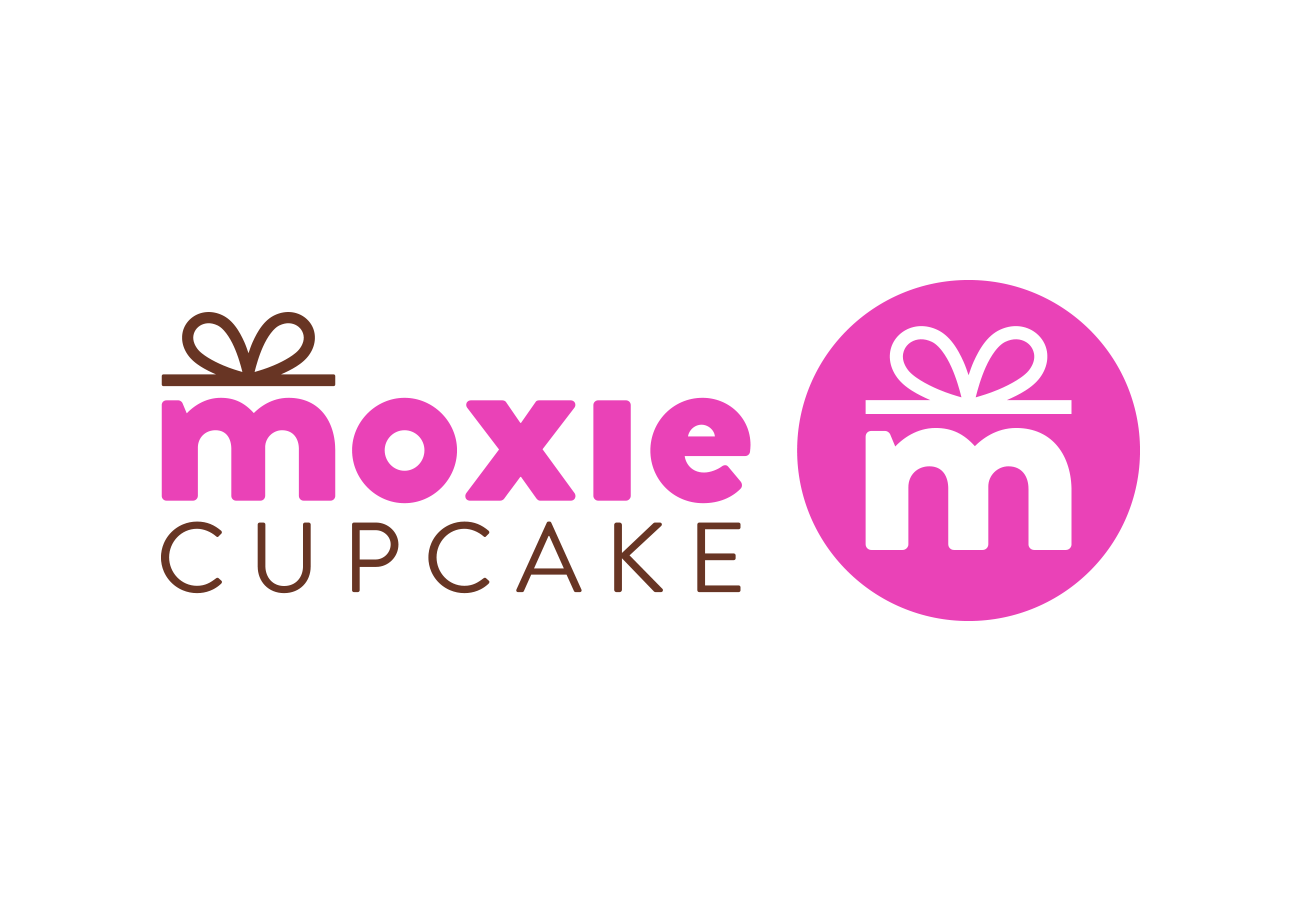 Moxie Cupcake Logo, designed by Query Creative in the Hudson Valley